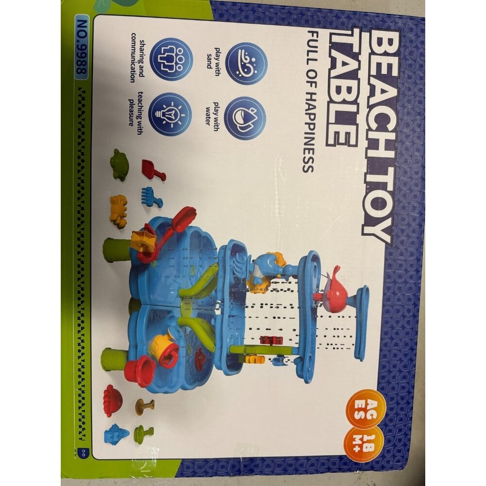 Water Sand Table for Toddler Kids - 4-Tier Multifunctional Summer Toys,Outdoor B - Picture 2 of 8